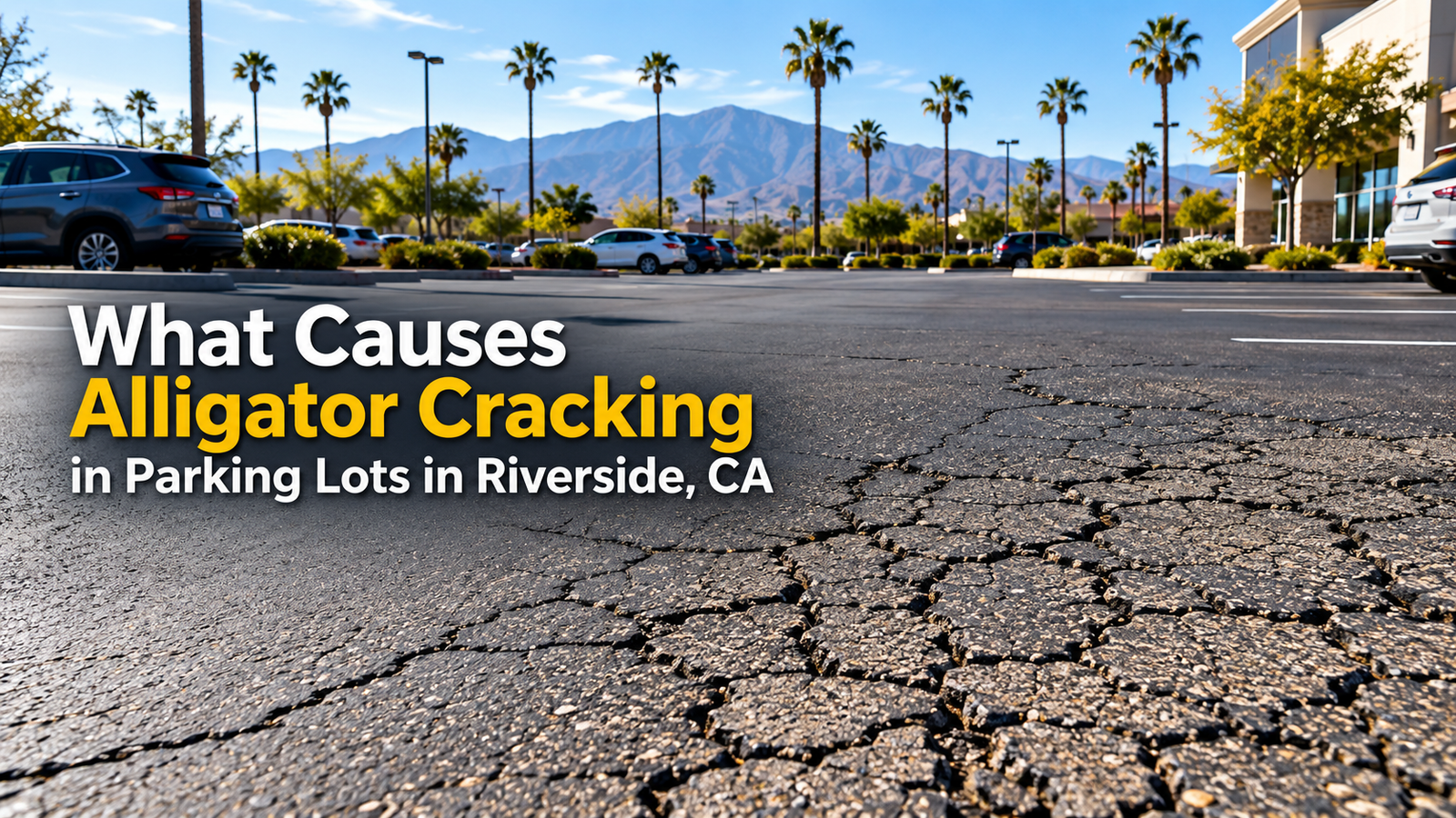 What Causes Alligator Cracking in Parking Lots in Riverside, CA